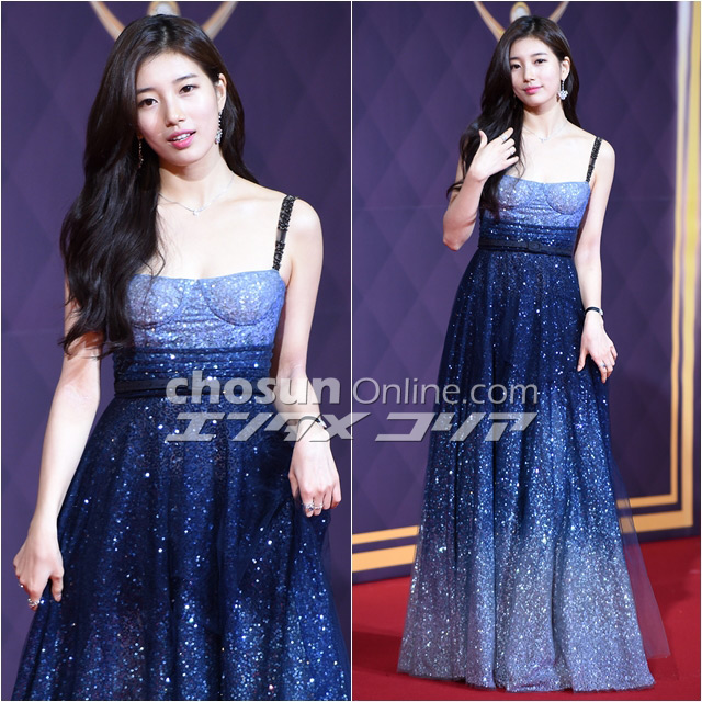 Chosun Online | 朝鮮日報-セレブファッション：シークインドレス姿が上品なスジ
