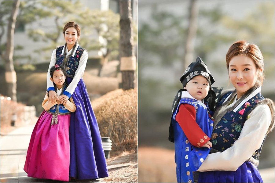 Chosun Online 朝鮮日報 ヒョンヨン、子どもたちと韓服姿で新年のあいさつ