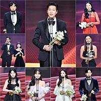 【フォト】「大賞」にチ・ヒョヌ…受賞の喜びかみしめる受賞者たち=「2021 KBS演技大賞」