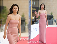 【フォト】ハン・ヒョジュ、ロマンティックなピンクのドレスが上品