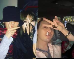 CL、車で喫煙中のG-DRAGONとビデオ通話…相変わらずの仲のよさ