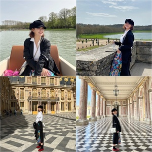 フランス旅行中のキム・セジョン…「改良韓服っぽいイメージの服で」