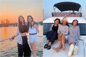 オ・ユナ&イ・ミンジョン&イ・ソヨン、ヨットの上の美しい女性たち