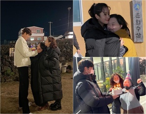ハン・ジミン、ダウン症女優チョン・ウネのために誕生日パーティー…撮影オフショット公開