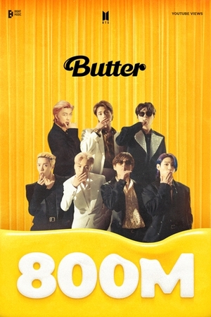 BTSの「Butter」MV 再生8億回超え