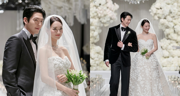 【フォト】キム・ウビン＆シン・ミナ　結婚式の写真初公開「ロマンチックそのもの」