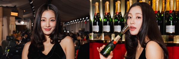 TWICEジヒョ、米ゴールデングローブ賞授賞式に出席…魅惑的なドレスで美しさアピール