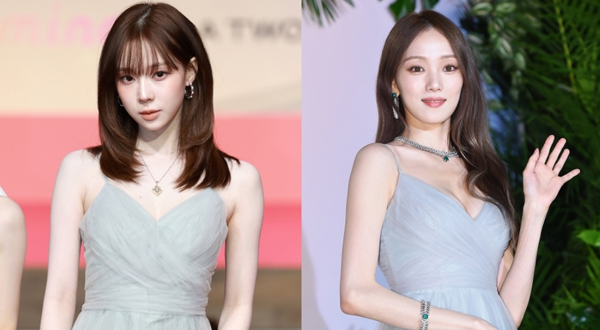 上品なイ・ソンギョンVS愛らしいaespaウィンター、同じドレスで異なるムード