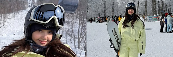 BLACKPINKリサ、雪原で女神のような姿　「ただいまインストラクター募集中」