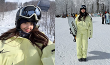 BLACKPINKリサ、雪原で女神のような姿　「ただいまインストラクター募集中」