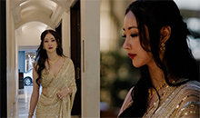 キム・サラン、インドの伝統衣装を着て華やかな魅力＆圧倒的なオーラ