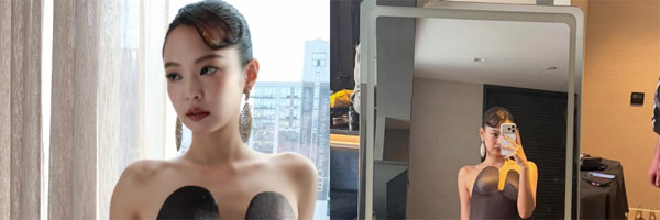 BLACKPINKジェニー、大胆なドレス姿で米誌「TIME」のイベントに登場