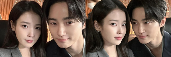 IU、ビョン・ウソクとの超密着2ショット公開…ドキドキを誘う眼差し