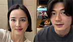 ハン・ヘジン、8歳年下夫・奇誠庸と甘い2ショット　「久しぶりに会った夫」