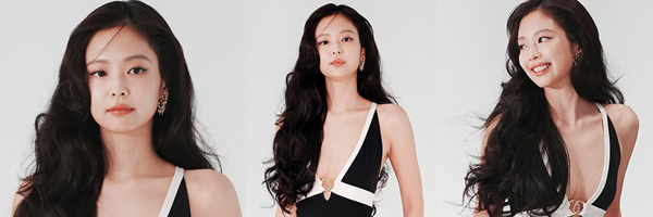 ジェニー、みぞおちまで大胆に開いた衣装も堂々と…さすが「人間CHANEL」