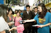 【フォト】 広報大使活動に大忙しのパク・ソルミ