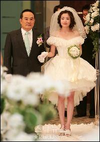 【フォト】チェ・ジョンウォン&コ・ジュウォン、結婚式シーン撮影