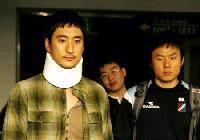 首負傷のシン・ヒョンジュン、根性で映画の撮影続行