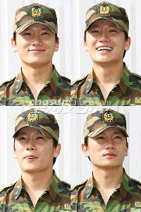 【フォト】除隊を喜ぶ爽やかな笑顔のチソン