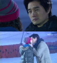 ユ・ジテ&チェ・ジウ、雪原で涙のキス