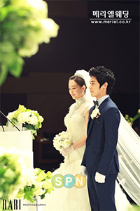 【フォト】チョン・テウ、結婚式の写真を公開
