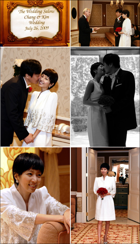 故チャン・ジニョンさん夫、結婚1周年で写真公開