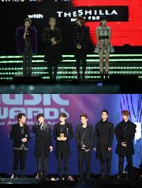 2PM、2NE1がグループ賞受賞=MAMA