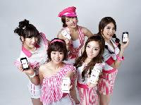 KARA、LG携帯のイメキャラに