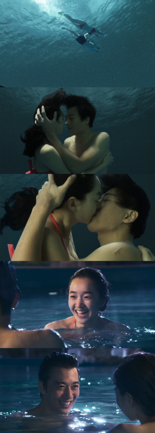 スエ＆キム・レウォン「水中キス」＝『千日の約束』
