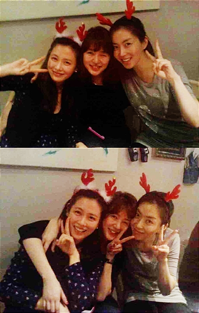 ソン・イェジン＆ユン・ウネ＆ソン・ユナのクリスマス写真公開