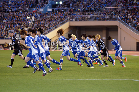 KIM JUNSU、サッカー韓日チャリティーマッチで劇的決勝ゴール