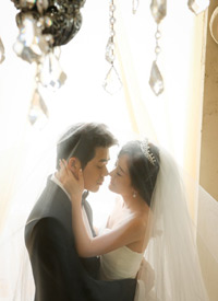 7月挙式キム・ギウク、ウエディング写真公開