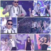 PSY&IU、「馬ダンス」披露=SBS『人気歌謡』