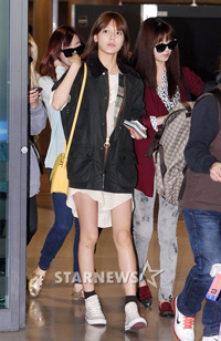 【フォト】少女時代、広島から帰国