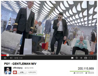 PSY新曲「GENTLEMAN」、公開9日で再生回数2億回突破