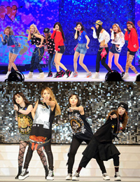 少女時代&2NE1出演「K-POPコレクション」にファン熱狂