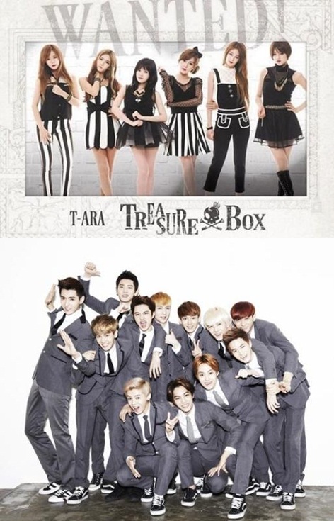 T-ARA新アルバム発売初週4位、EXOは9位＝オリコン