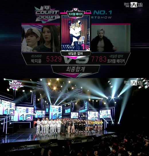 Trouble Maker新譜が1位＝『M Countdown』