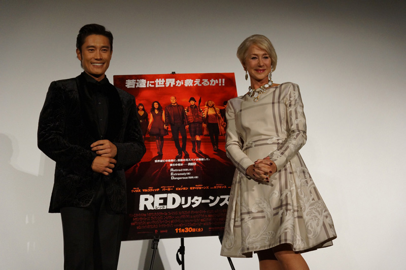 イ・ビョンホン、 日本で『REDリターンズ』をPR