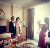 ハ・ジウォンが家族写真を公開