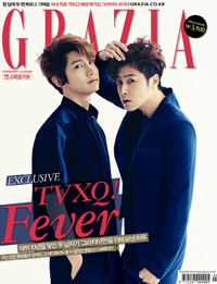 【フォト】東方神起、「GRAZIA」表紙を飾る