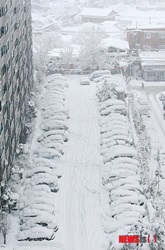 一面の銀世界