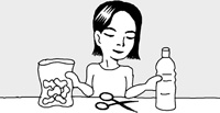 食べ残したお菓子を保存するには
