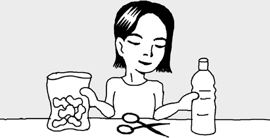 食べ残したお菓子を保存するには