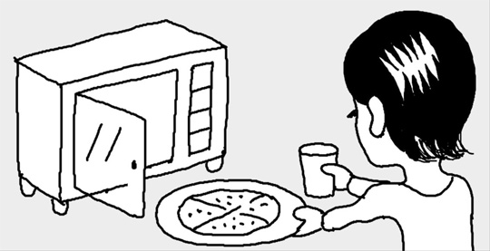 冷めたピザを温め直す時は