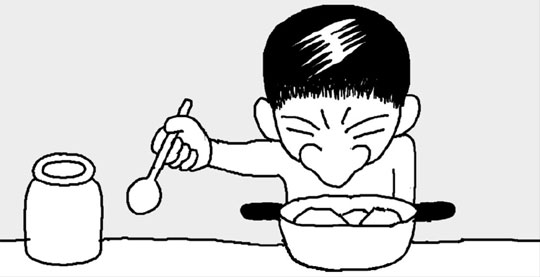 コーヒーの粉で肉のにおい取り