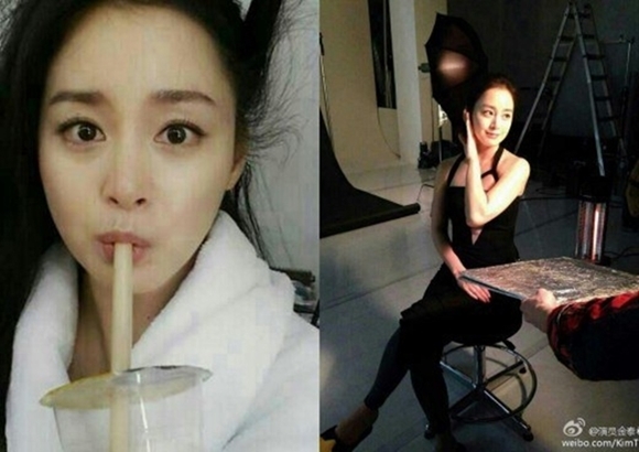 ▲写真＝キム・テヒの微博より
