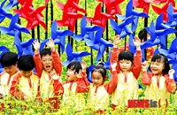 菜の花畑でパチリ