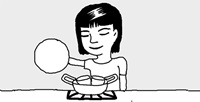 新しいガラス食器を使う前に