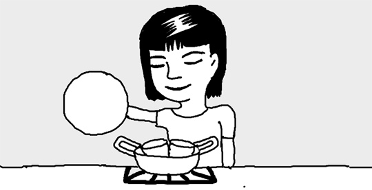 新しいガラス食器を使う前に